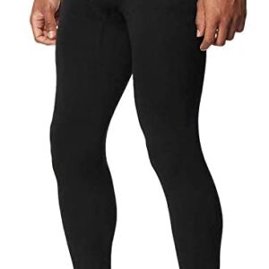 32 Degrees Men's 2-Pack Performance Lightweight Thermal Baselayer Legging Pant, Black/Black, X-Large