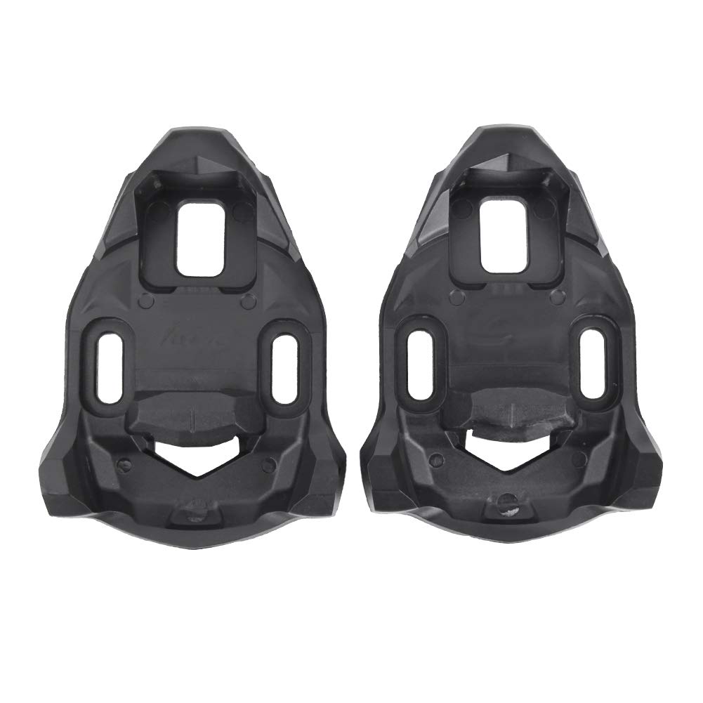 ZPSHYD 1 Pair Bike Cleat Set, Plastic Black Road Bike Cycling Pedal Cleat Lock Anti-Skid Road Bike Cleat for Riding