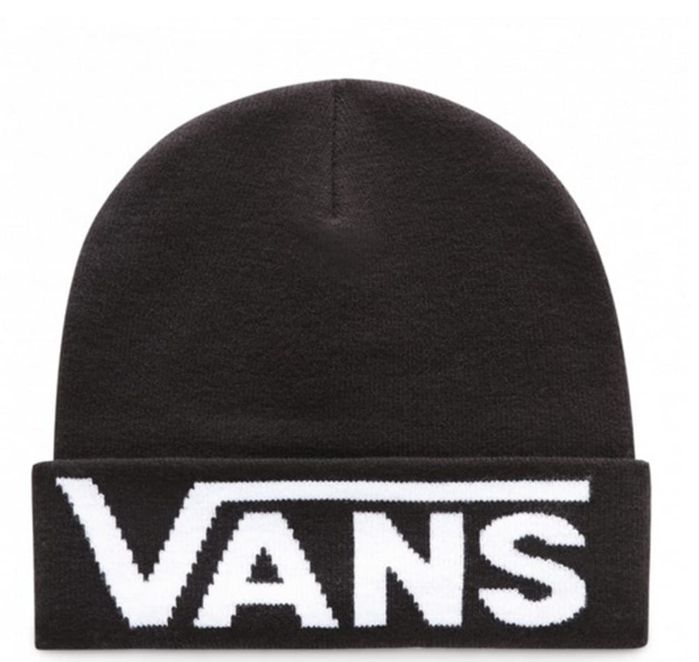 Vans Drop V Tall Cuff Hat Black/White, One Size