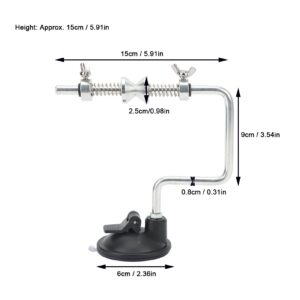 Fish Line Spooler, Fishing Wire Winder System Aluminium Alloy Vacuum Sucking Cup Type Handle Fish Line Winding Tool