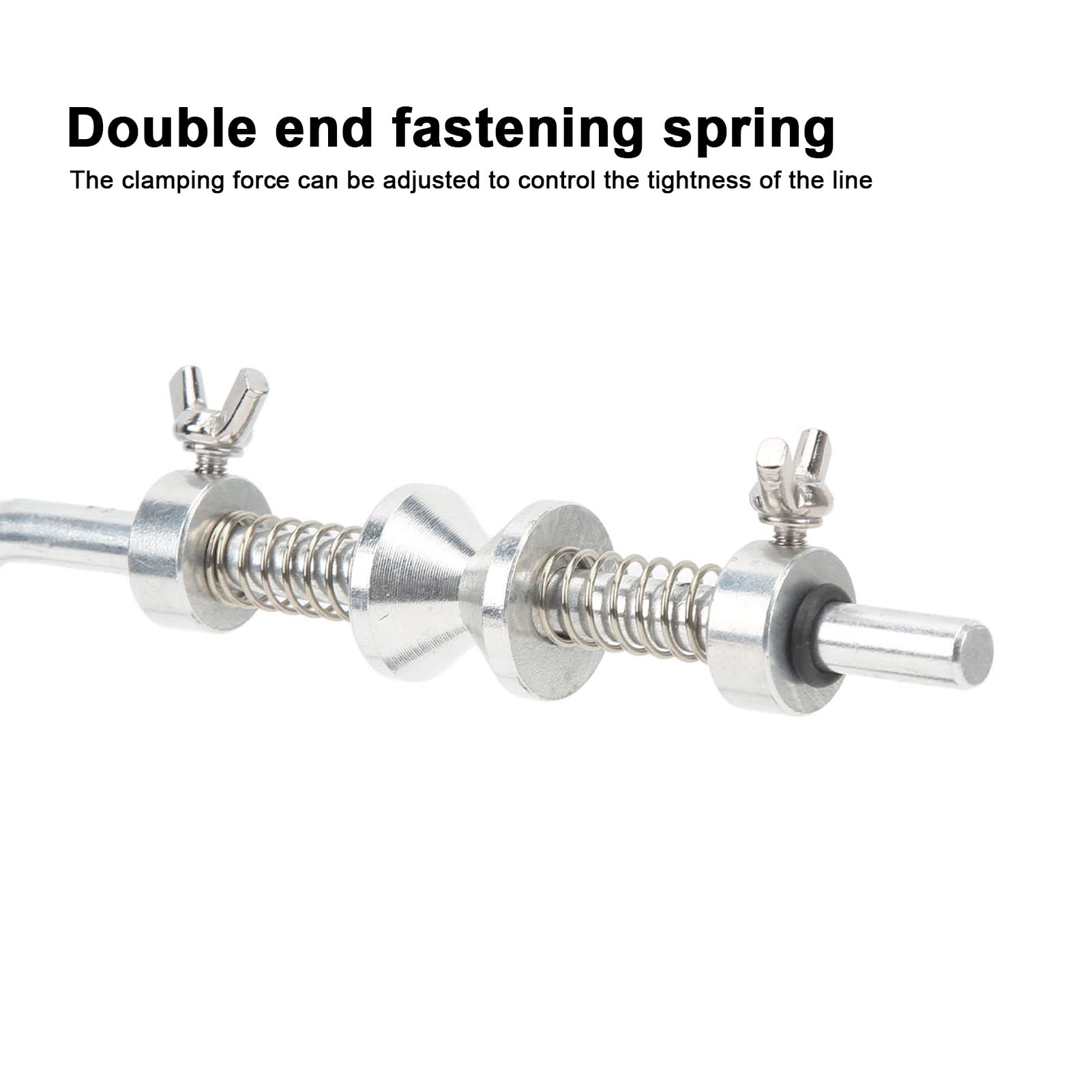 Fish Line Spooler, Fishing Wire Winder System Aluminium Alloy Vacuum Sucking Cup Type Handle Fish Line Winding Tool