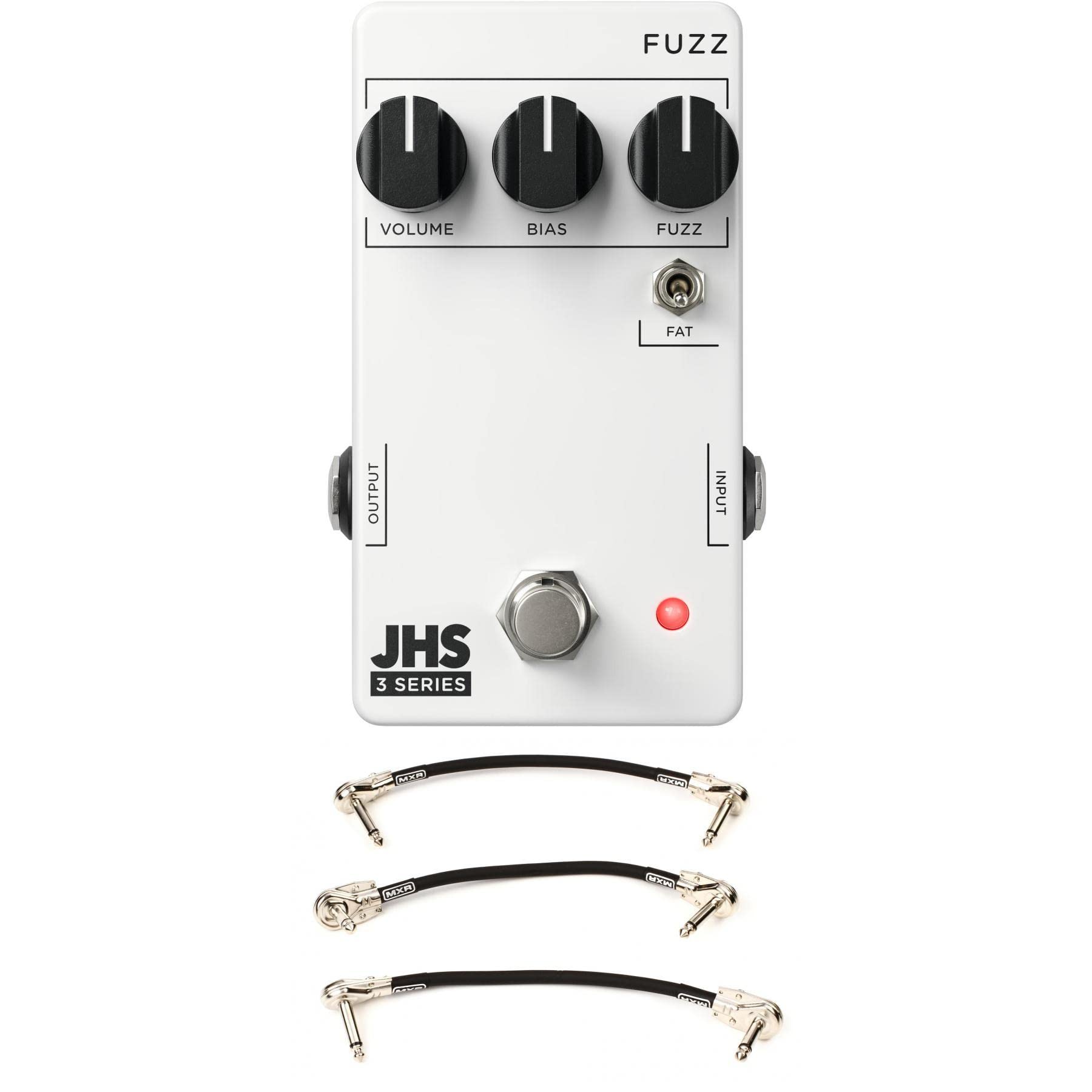 JHS 3 Series Fuzz Pedal with 3 Patch Cables