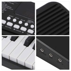 37 Key Piano Keyboard,Electronic Rechargeable Piano with Headphone Jack,Musical Instruments