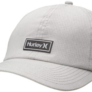 Hurley Men's Baseball Cap - Compact One & Only Snap Back Hat, Size One Size, Wolf Grey