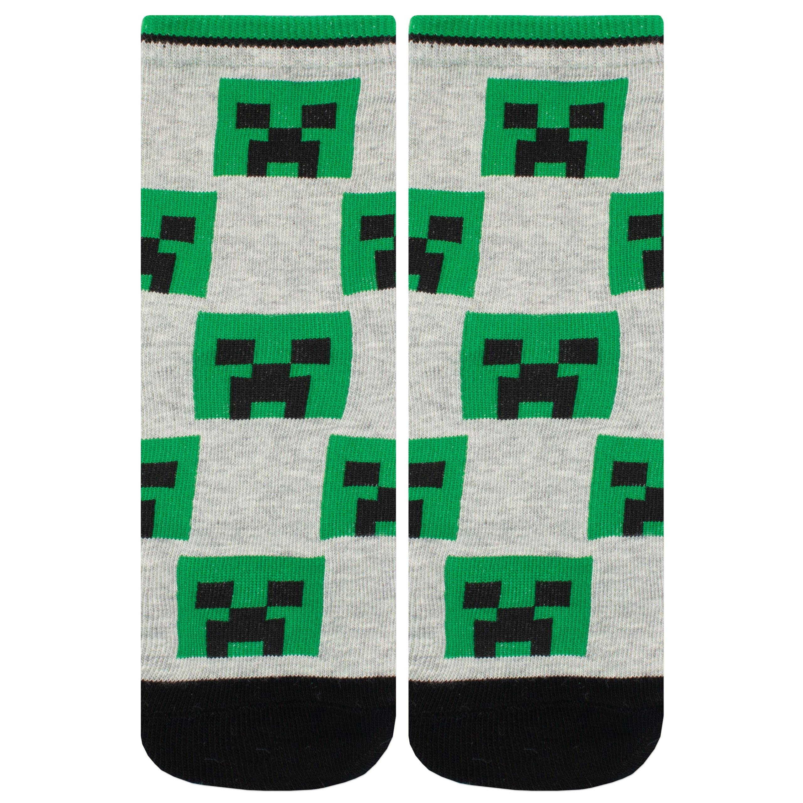 Minecraft Boys Socks Pack of 3 Multicolor 7-9