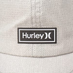 Hurley Men's Baseball Cap - Compact One & Only Snap Back Hat, Size One Size, Wolf Grey