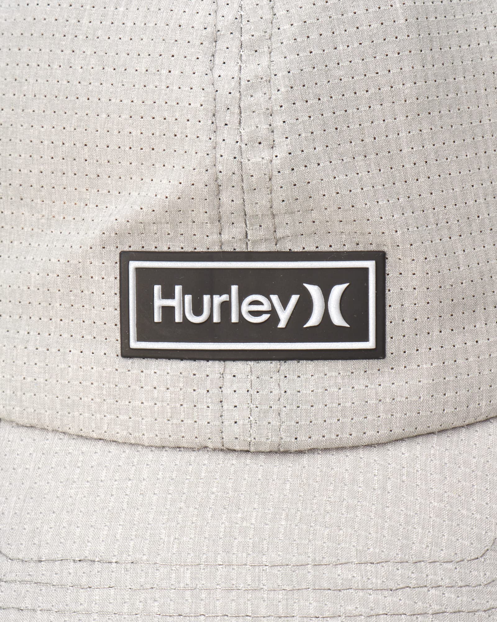 Hurley Men's Baseball Cap - Compact One & Only Snap Back Hat, Size One Size, Wolf Grey