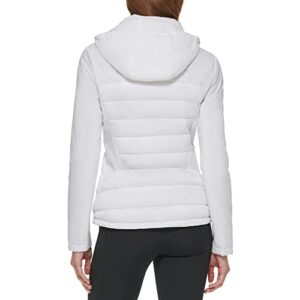 Calvin Klein womens Outerwear puffer,WHITE,Small