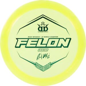 Dynamic Discs Limited Edition Ricky Wysocki Sockibomb Glimmer Lucid Ice Felon Fairway Driver Golf Disc [Colors Will Vary] - 173-176g