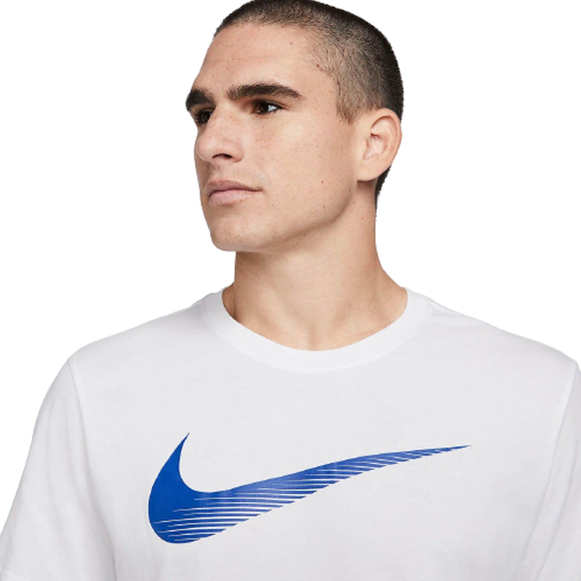 Nike Dri-FIT Men’s Swoosh Training T-Shirt (Large, White)