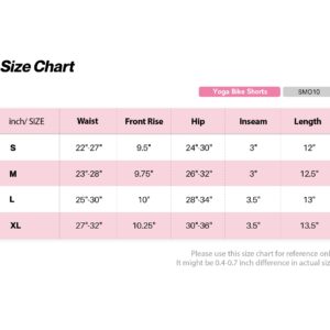 ALWAYS Women's Seamless Biker Shorts - High Waisted Yoga Running Athletic Workout Short Pants Fuchsia Small