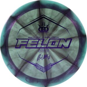 Dynamic Discs Limited Edition Ricky Wysocki Sockibomb Glimmer Lucid Ice Felon Fairway Driver Golf Disc [Colors Will Vary] - 173-176g