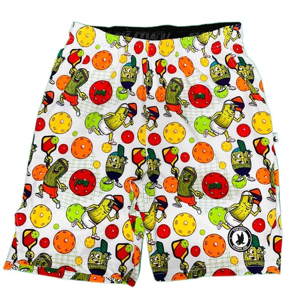 Flow Society Mens Pickleball Flow Short White - 7"