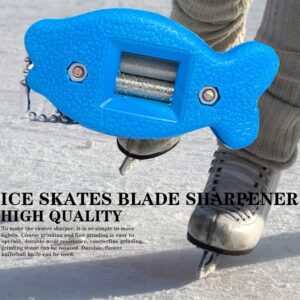 LNJBABAO Ice Skates Blade Sharpener Hockey Skate Sharpener Portable Width Adjustable Ice Skates Sharpener for Ice Hockey Skates and Figure Skating Blades