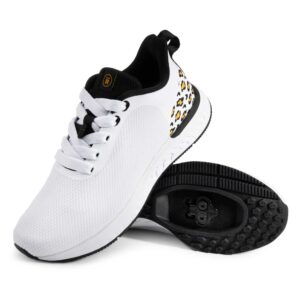 tommaso capri ii indoor cycling shoes women spin shoes women indoor shoes spd clips womens cycle shoes cycling sneakers spd cycling shoes women, shoe with spd cleats -leopard 8.5