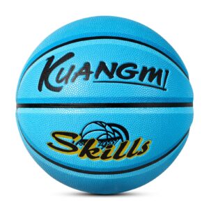 kuangmi space capsule cat kids basketball, youth size 5(27.5") for junior youth teen boys girls play games indoor & outdoor