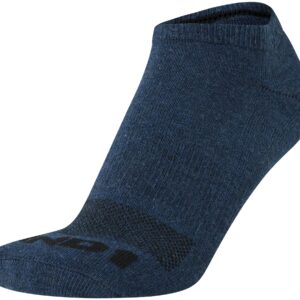 AND1 Men's Socks - Athletic Cushion Low Cut Socks (24 Pack), Size 6-12.5, Navy Assorted