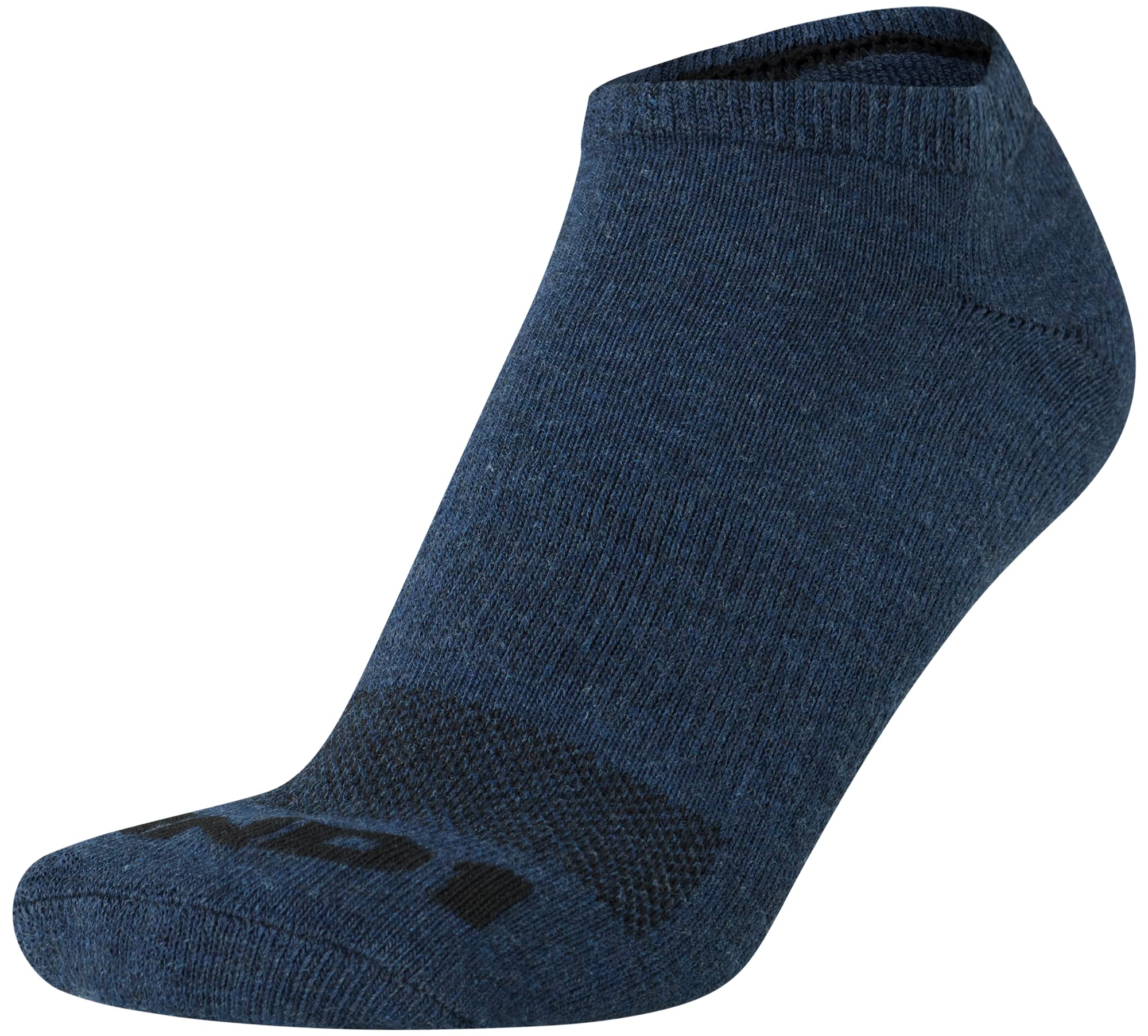 AND1 Men's Socks - Athletic Cushion Low Cut Socks (24 Pack), Size 6-12.5, Navy Assorted