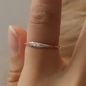 Vintage Rings Men Engagement Round Cut Zircons Women Wedding Rings Jewelry Rings for Woman Full Diamond Ladies Ring (Silver, 10)