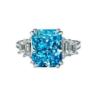 blue diamond jewelry wedding band engagement rings mood rings (sky blue, 8)