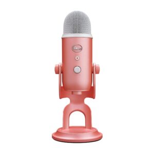 Blue Microphones Yeti USB Microphone Aurora Collection (Pink Dawn) Bundle with Pop Filter (2 Items)