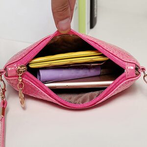 Faux Leather Clutch Wallet Purses Small Envelope Crossbody Bags for Women Shoulder Bag Handbags Phone Bag, Birthday Gifts Black