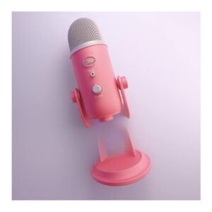 Blue Microphones Yeti USB Microphone Aurora Collection (Pink Dawn) Bundle with Pop Filter (2 Items)