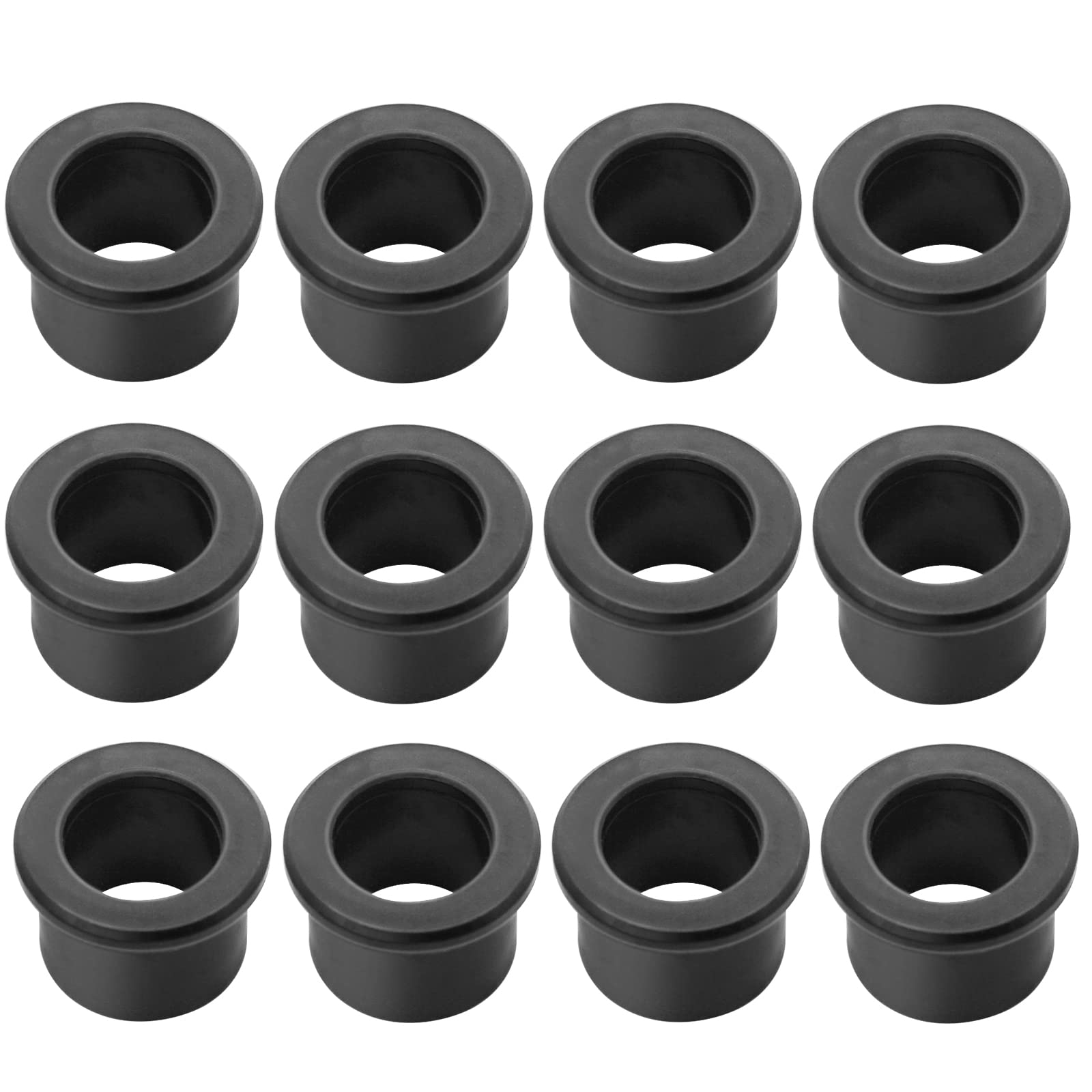 A Arm Bushing Kit 12 PCS for Yamaha Banshee 350 YFZ450 Raptor 700 660 250 125 Blaster 200, OEM# 90381-15088-00 90381-15084-00