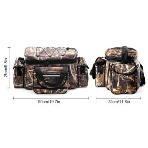 PENCHEN Large Capacity Fishing Tackle Bag Waterproof Fishing Tackle Storage Bag Case Outdoor Travel Hunting Shoulder Bag Pack