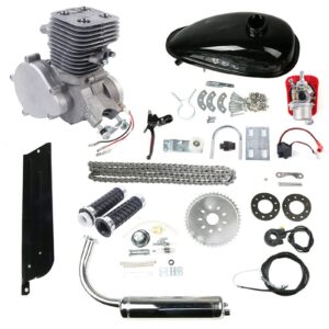 Frederimo Bicycle Engine Kits 100cc 2-Stroke Gas Motor Bike Motorized Full Set Super Fuel-efficient for Most 26'''' /28'''' Bikes Scooter…