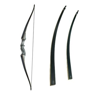 Black Hunter Takedown Longbow 40lbs & Black Hunter Original Takedown Longbow Limbs Replacement 50 lbs