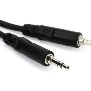 Vox amPlug 2 Bass Headphone Guitar Amp + Hosa CMM-110 Stereo Interconnect Cable - 3.5mm TRS Male to 3.5mm TRS Male - 10