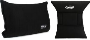 kickpro kick drum pillow - weighted bundle with eq pad bass drum muffler