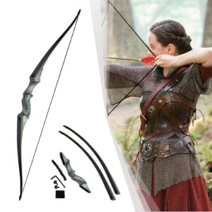 Black Hunter Takedown Longbow 25lbs & Black Hunter Original Takedown Longbow Limbs Replacement 35lbs