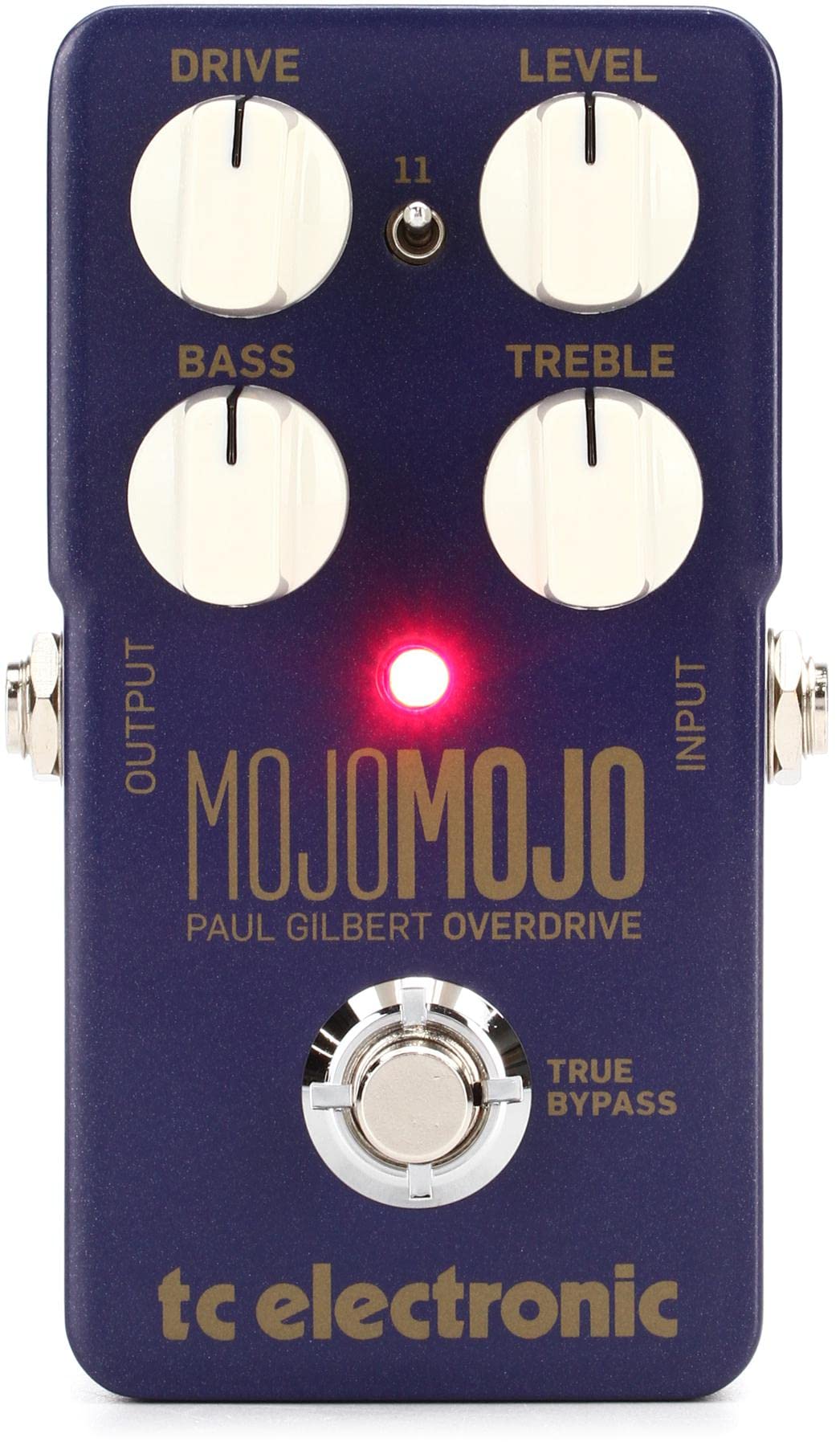 TC Electronic MojoMojo Overdrive Pedal - Paul Gilbert Edition Bundle with Zeus Drive Overdrive Pedal