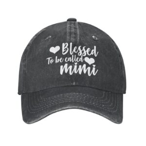 sefgaen cap blessed to be called mimi cap men dad hat adjustable cap natural