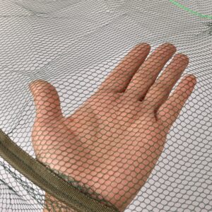 Foldable Fishing net Hand cast net, Shrimp net Crab net Fishing net Crayfish Hand cast cage (Top: 39.4in/Bottom:31.5in)