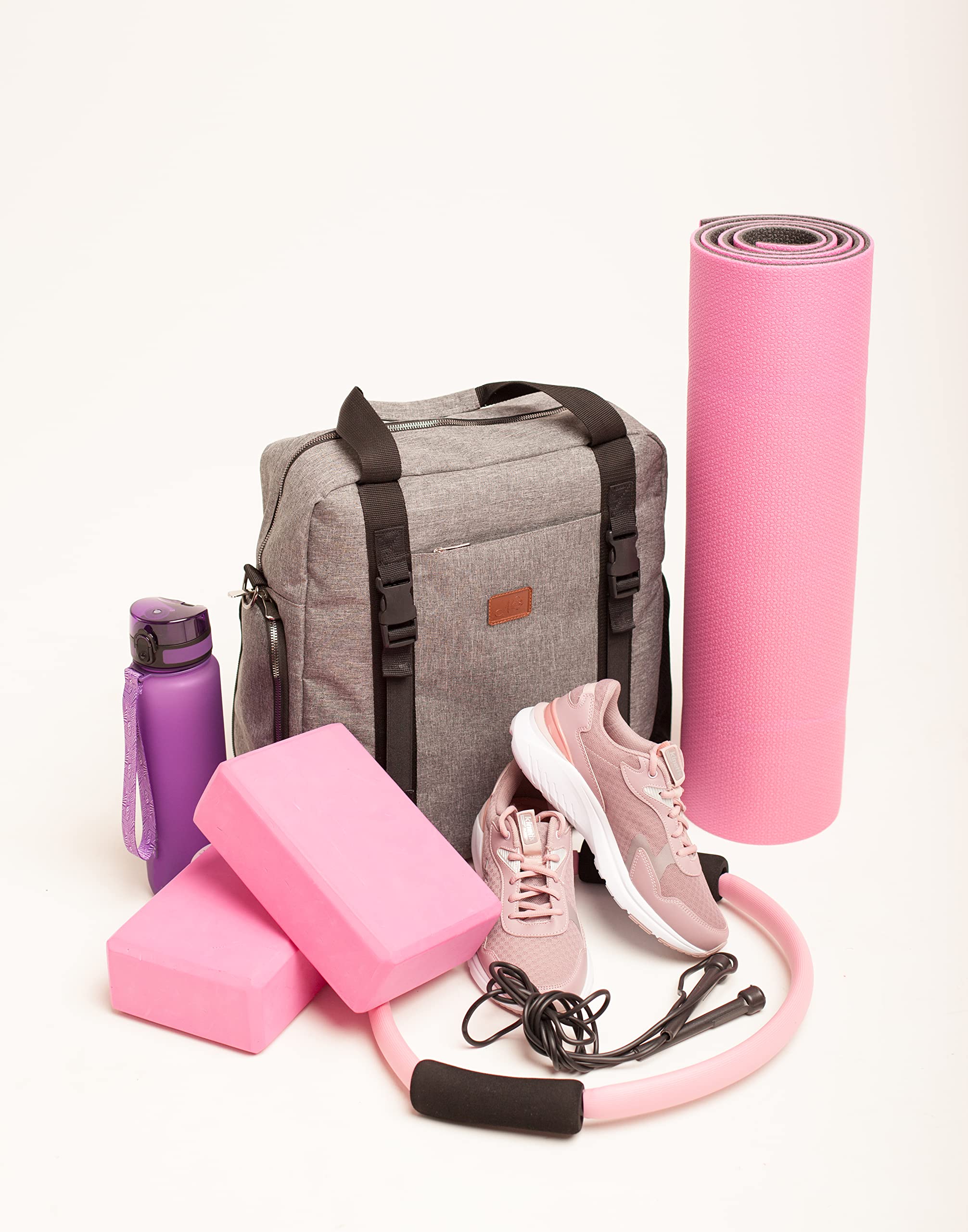 NATI LINE Yoga Mat Backpack. New zipper, more stronger and durable! Yoga mat carrier. Yoga backpack with Adjustable elastic straps to hold Yoga Mats. Multi Purpose bag For Office, Yoga, Travel and Gym