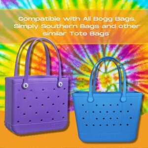 FRESHe BOGLETS - Peace Sign Charm Compatible with Bogg Bags, Simply Southern and Other Similar Tote Bags.