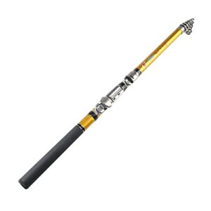 XINNUO Portable Sea Fishing Rod Pole Carbon Fiber Rock Fishing Pole 1.5/1.8/2.1/2.4/2.7/3m Telescopic Travel Fishing Rod Mini Fish Tackle Accessories Tools (Size : 3.0m)