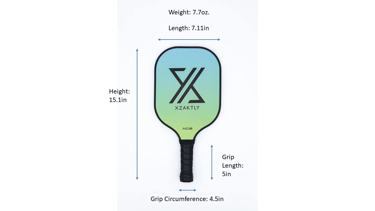 Pickleball Carbon Fiber Paddle - XZAKTLY - ACE