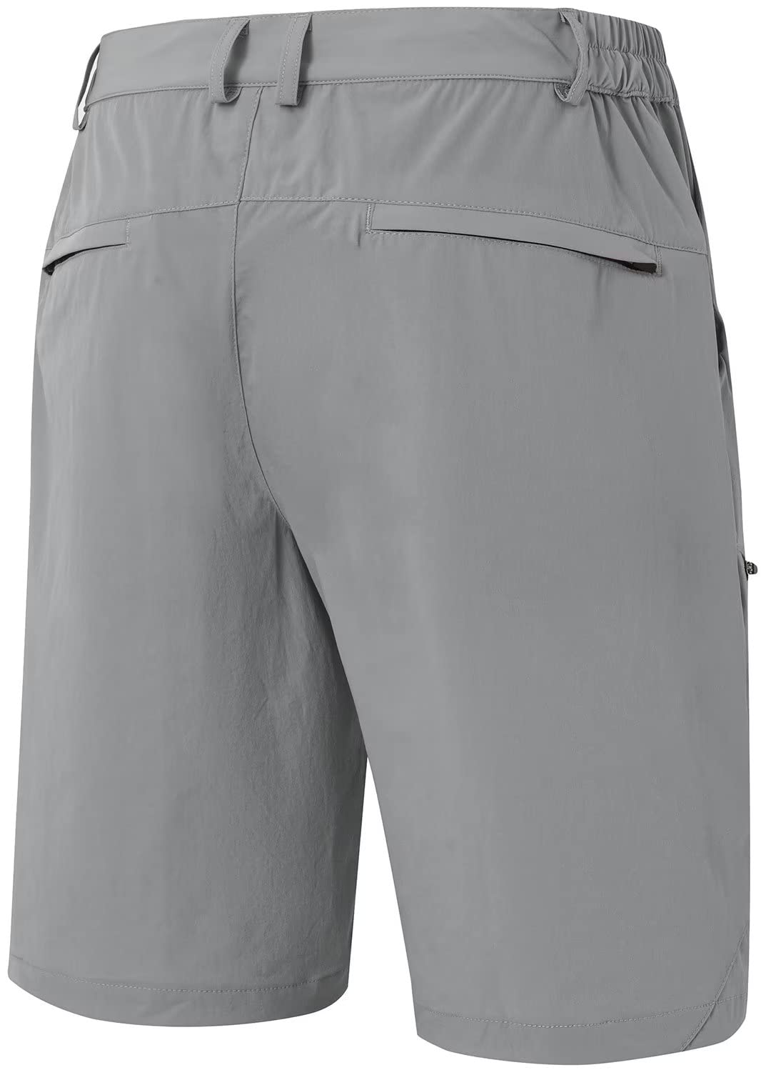 Men's Quick Dry Lightweight Stretch Cargo Hiking Shorts with 6 Pockets Lightgrey XX-Large