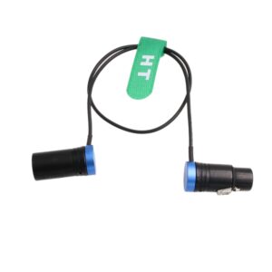 hangton audio cable low-profile xlr 3 pin male to female for mic camera sound devices 888 633 zaxcom zoom audio recorder blue 20"