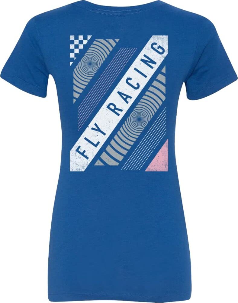 Fly Racing 356-0081M Women's Fly Pulse Tee Blue Md