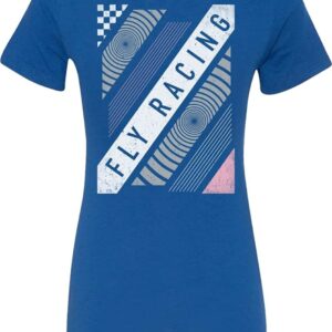 Fly Racing 356-0081M Women's Fly Pulse Tee Blue Md