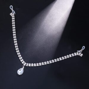 Nipple Ring Chain Non Piercing Nipple Jewelry Rhinestone Bra Body Chain Nipple Sex Accessories Gifts Y generic