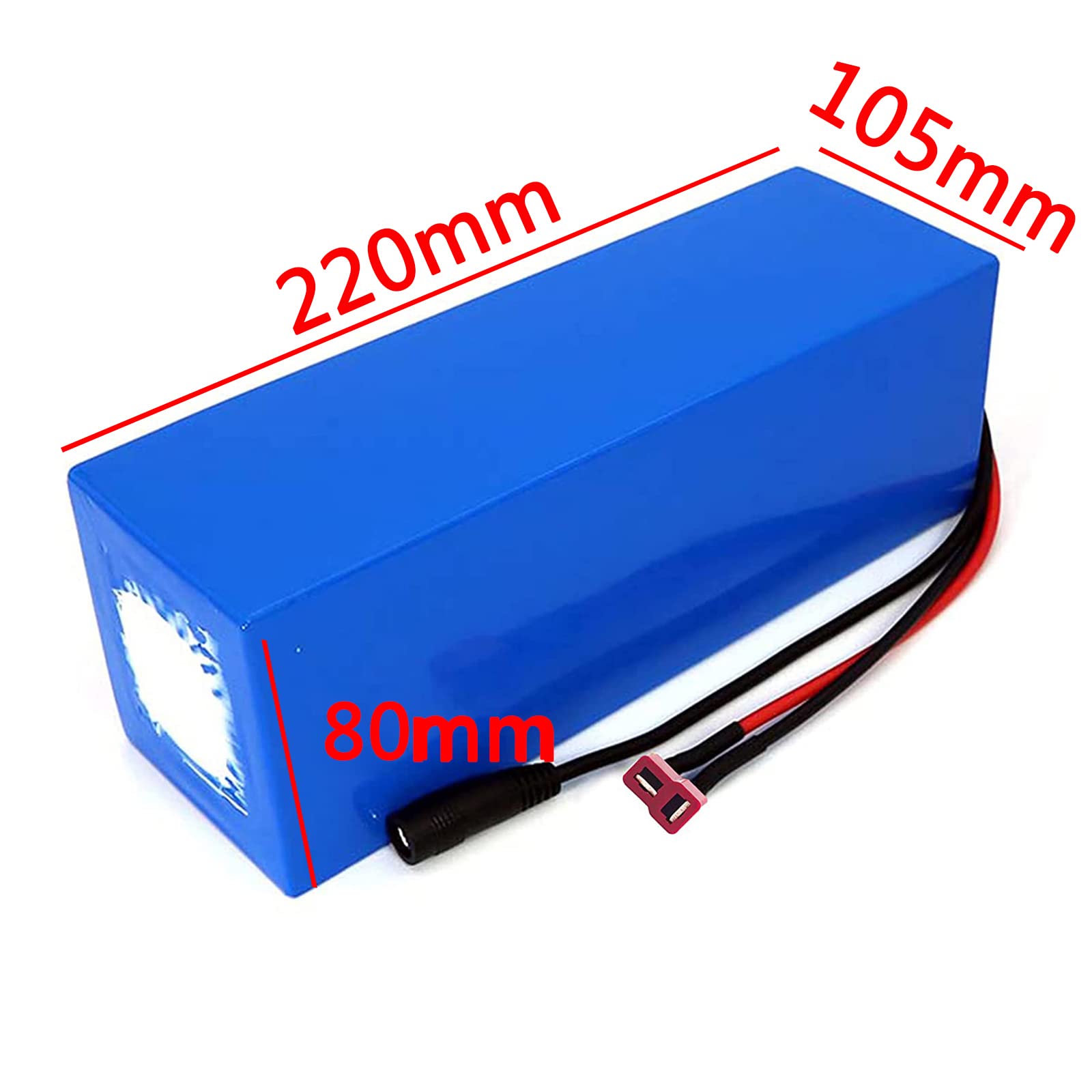 FREEDOH 20AH 36V E-Bike Battery Li-ion Electric Street Bikes Battery Pack for 250W 350W 500W 700W Electric Bikes Motor Kits Battery w/Charger,T