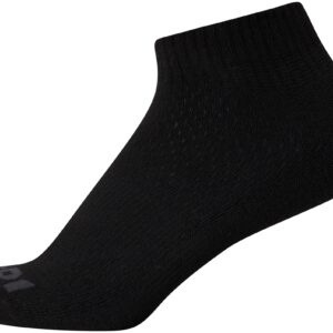 AND1 Boys' Socks - Athletic Cushion Quarter Cut Socks (16 Pack), Size Small-Medium, Solid Black