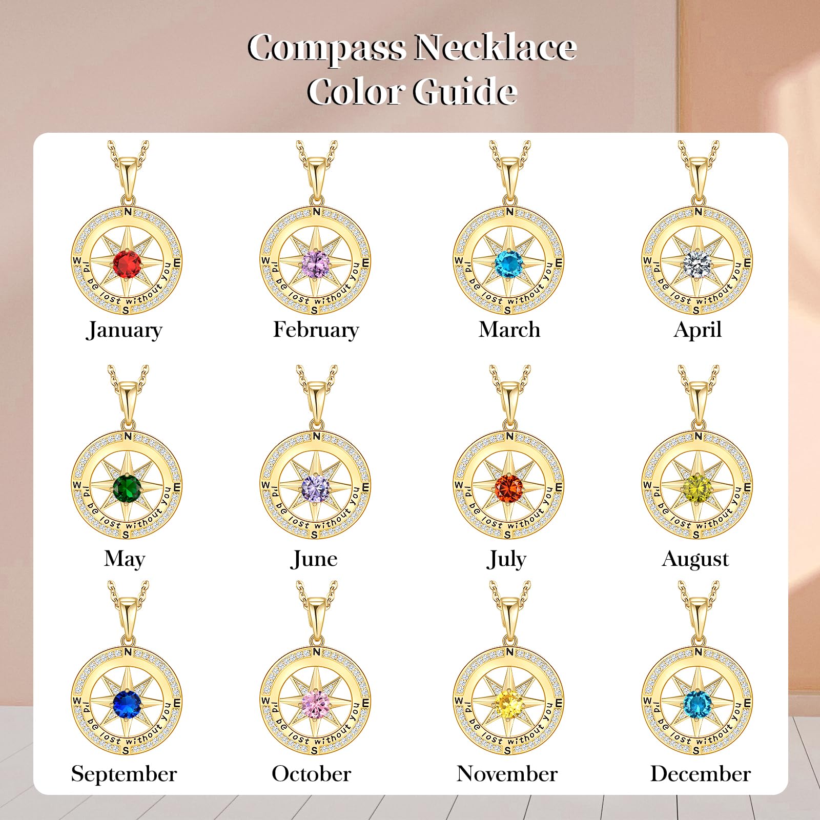 Meeshi Gold Jewelry for Women Valentine's Day Gifts Necklaces Anniversary Birthday Gifts for Her Mother's Day Christmas Gift for Her Gifts for Women (Gold-Dec-Turquoise)