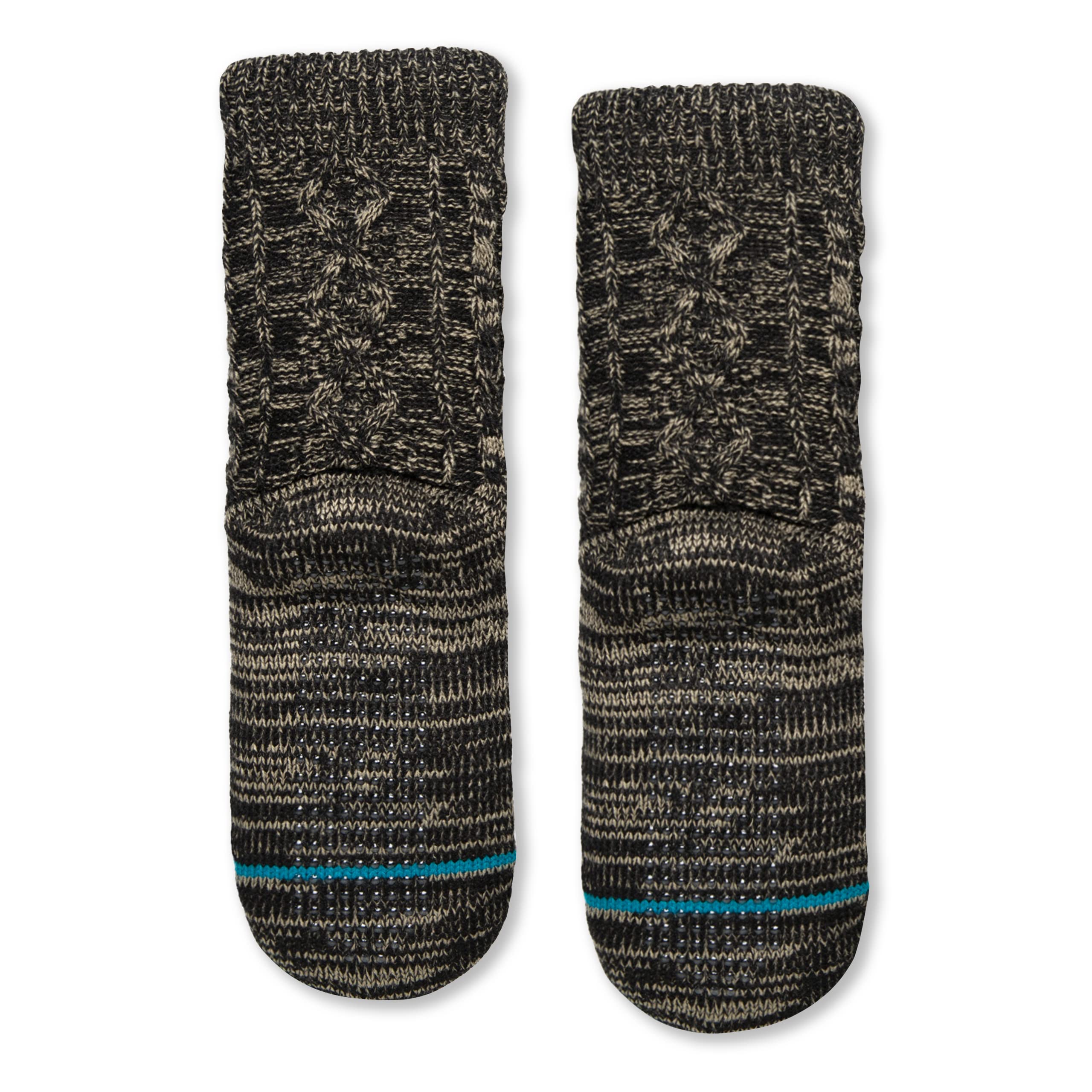 Stance Men's Aspen Home Socks, Washed Black, M